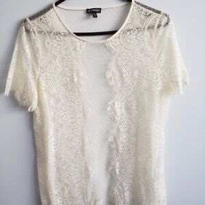 Short Sleeve Lace Shirt